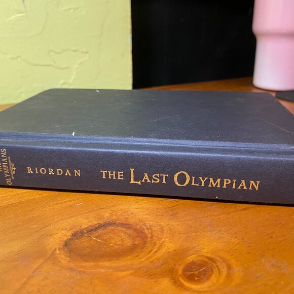 Percy Jackson: The Last Olympian Hardcover (Book 5) No Dust Jacket Reading Copy - Picture 1 of 4